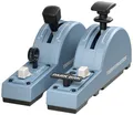 Produktbild: Thrustmaster TCA Quadrant Add-On Airbus Edition Flugsimulator-Brems- und Landeklappen PC Blau