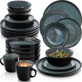 Produktbild: Sänger Kombiservice, Blau, Stein, 30-teilig, Rund, 26.5x10x26.5 cm, kratzfest, Essen & Trinken, Geschirr, Geschirr-Sets, Kombiservice