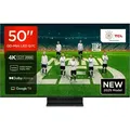 Produktbild: TCL 50Q7C QLED Mini LED Fernseher, 50 Zoll, 4K HDR Premium, Dolby Vision IQ & Atmos, Smart TV mit Google TV, Onkyo 2.0 Sound, 144Hz VRR, AMD FreeSy... - Schwarz