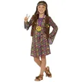 Produktbild: Smiffys Hippie-Kostüm Hippie, Peaciges Hippiekostüm ffür Kinder lila 146-158