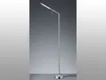 Produktbild: LED Stehlampe schmal dimmbar, Steh Leselampe Silber 162cm für Wohnzimmer & Büro