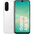 Produktbild: Samsung Smartphone Galaxy A26 5G, 128GB, 6,7 Zoll, 6GB RAM, 5G, Android, white