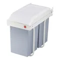 Produktbild: Hailo Multi-Box duo L, Einbau-Mülleimer, 2x14 ltr