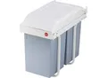 Produktbild: Hailo Einbau-Mülltrennungs-System Multi-Box duo L, 2 x 14 l, ausfahr- und aufnahmebereit