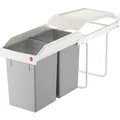 Produktbild: Hailo Multi-Box duo L, Einbau-Mülleimer, 2x14 ltr (30 l) (3659-001)