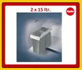 Produktbild: Abfallsammler Multi-Box 2 x 15l ,grau für Unterschränke ab B.300mm, HAILO
