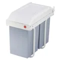 Produktbild: Hailo eingebaute Abfallbehälter Multi-Box Duo Größe L 2x14 L Crèm