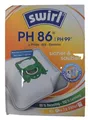Produktbild: Swirl PH 86 / PH 99 4xBeutel+1xFilter für Philips AEG Electrlux neu
