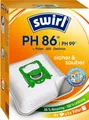 Produktbild: Swirl Staubsaugerbeutel/Microfilter PH 86 MicroPor Power Filter 4 Stück