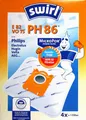 Produktbild: Swirl PH 86 MicroPor PowerFilter Staubsaugerbeutel - PH86 - 4 Beutel + 1 Filter