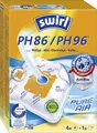 Produktbild: Swirl PH 86 PH 96 MicroPor Plus Staubsaugerbeutel AEG Staubsauger Filter 4er Set