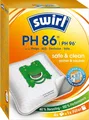 Produktbild: Swirl PH 86 / PH 96 EcoPor Staubsaugerbeutel, 4 Beutel und 1 Filter, Staubsauger