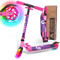 Produktbild: Apollo Scooter LED - Moonracer City Scooter mit Federung, Roller klappbar Tretroller Kinder ab 4 Jahre sportlicher Cityroller verstellbar, perfekt als Roller