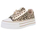 Produktbild: Ital Design Damenschuhe Freizeitschuhe Sneakers Low, 4200-, Kunstleder, Beige Braun, Gr. 36