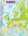Produktbild: Larsen Rahmenpuzzle Europa Karte - Lernspiel Karton 87 Teile