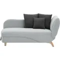 Produktbild: Vente-unique Recamiere Mit Schlaffunktion Penelope Hellgrau 160 cm
