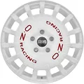 Produktbild: 1x OZ RALLY RACING race white + red lettering 8.5Jx19 5x112 ET38