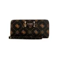 Produktbild: GUESS Geldbörse Silia SLG Large Zip Around Wallet Espresso Logo Dunkelbraun