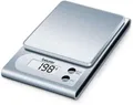 Produktbild: Beurer KS22 Küchenwaage, max. 3kg, Tara-Zuwiegefunktion, Abschaltautomatik, silber (70410)