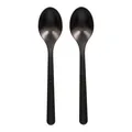 Produktbild: Mehrweg-Besteck Papstar, Löffel, 50 St., spülmaschinengeeignet, recyclebar, Bio-PP, schwarz 189579