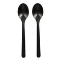 Produktbild: 50 Mehrweg-Löffel schwarz 18,5cm PAPSTAR