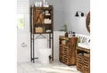 Produktbild: VASAGLE Badregal Toilettenregal, Badezimmerregal, Waschmaschinenregal mit Schrank, Stahlgestell