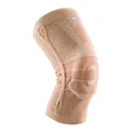 Produktbild: BAUERFEIND Kniebandage GenuTrain Unisex zur Entlastung Stabilisierung und Aktivierung nach Verletzung Operation oder bei chronischen wie Gonarthrose (Gelenkverschleiß) oder Arthritis Natur Größe: 6