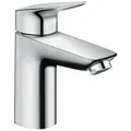 Produktbild: hansgrohe Waschtischarmatur Logis 100 Waschtischmischer LowFlow mit Zugstangen-Ablaufgarnitur 18.7 cm x 10.8 cm
