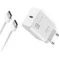 Produktbild: Cellularline Charger Kit 20w - For Iphone 15 Series 20w Ladegerät Kit Für Iphone 15 Serie Bestehend Aus Einem 20w Usb-c Ladegerät + Einem Usb-c Kabel