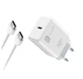Produktbild: Cellularline USB-C Charger Kit für Apple 20W PD White (60758) USB-Ladegerät