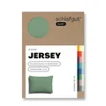 Produktbild: Schlafgut Easy Jersey Kissenbezug 40x60 cm Green Mid mit 100% Baumwolle, superweicher & atmungsaktiver Kopfkissenbezug