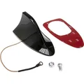 Produktbild: A53C Universal Shark Antenne Auto AM/FM – Haifisch Dachantenne Schwarz – selbstklebend, wetterfest – für Fahrzeuge ab Bj. 2010