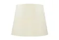 Produktbild: Licht-Erlebnisse Lampenschirm WILLOW, Stoffschirm konisch Ø 38 cm für Stehlampe E27 in Creme glänzend