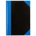 Produktbild: Idena 542901 - Kladde DIN A5, 96 Blatt, 70 g/m², liniert, fester Einband, blau/schwarz, 1 Stück