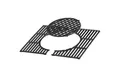 Produktbild: BBQ-Toro Grillrost Gusseisen Grillrost System 52 x 44 cm, Rost-in-Rost Gussrost Grill, Ideal für scharfes und schnelles Anbraten