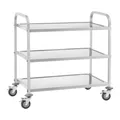 Produktbild: 3-Etagen-Servierwagen bis 150 kg Edelstahl RCSW-6.2