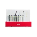 Produktbild: Hama 125108 Mini Eingabestift für Jede Marke Dunkelblau, Hellblau, Silber, Gelb