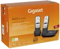 Produktbild: Gigaset A415A DuoSchnurloses Telefon DECT mit Anrufbeantworter Freisprech Neu!