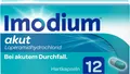 Produktbild: Imodium akut lingual 12 St – Schmelztabletten gegen Durchfall ohne Wasser