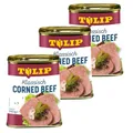 Produktbild: TULIP 3x Corned Beef 340 g | Klassisches Frühstücksfleisch in der Dose | Zartes gepökeltes Fleisch in der Konserve | Konservenfleisch mit 98% Rindfleisch