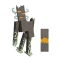 Produktbild: Mattel Minecraft-Actionfigur Der Knarz mit interaktiven Lichtern, Geräuschen und Knarzherz-Zubehörteil, ca. 20 cm große Sammelfigur, JKR45, [Mehrfarbig]