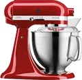 Produktbild: KitchenAid Küchenmaschine 5KSM185PSEER Artisan | 4,8L Schüssel | 300W | 10 Stufen | planetarisches Rührsystem | rot