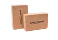 Produktbild: Body & Mind Yogablock Yogablock & Yoga Klotz aus Kork–Pilates Block, Fitnessblock & Zubehör, (100 % Natur, für Yoga, Pilates, Meditation & Fitness)