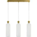 Produktbild: Hängeleuchte Piega, Weiß, Glas, 3x150x55 cm, RoHS, Lampen & Leuchten, Innenbeleuchtung, Hängelampen, Pendelleuchten