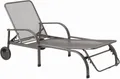 Produktbild: MWH Chalet Rollenliege - Material: Metall, Farbe: Eisengrau, Maße: 185,5 cmx48 cmx84 cm; 879009