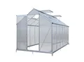Produktbild: JUSKYS® Aluminium Gewächshaus 7,2 m² - 4 Dachfenster inkl. Fundament für Garten