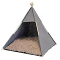 Produktbild: Nobby Filzzelt TENDA grau L x B x H: 70 x 70 x 70 cm