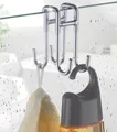 Produktbild: Wenko Doppel-Duschhaken Edelstahl  Handtuchhaken