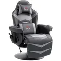 Produktbild: Homcom Relaxsessel, Grau, Kunststoff, 1-Sitzer, Füllung: Schaumstoff, 82.5x111.5x78 cm, Wohnzimmer, Sessel, Massagesessel