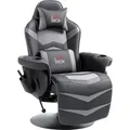 Produktbild: HOMCOM Relaxsessel mit Massagefunktion Elektrisch TV-Sessel mit Liegefunktion - Schwarz